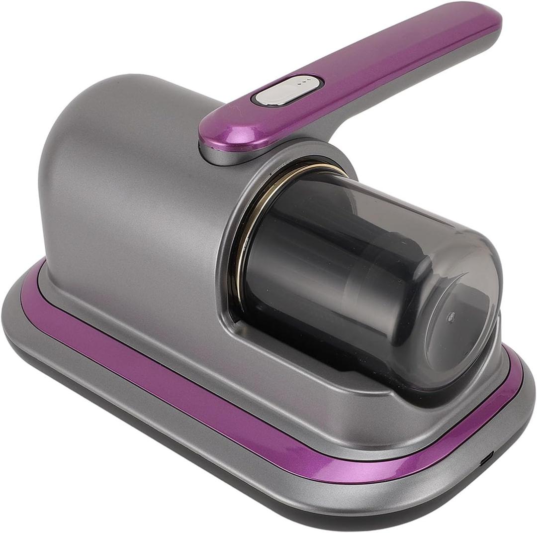 GOTOTOP Bed Vacuum Cleaner, Handheld Mattress Vacuum Cleaner 12000Pa Deep Cleaning Suction for Sofa Couch Crib Dust Removal