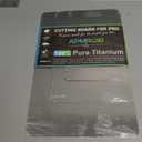 Titanium Cutting Boards for Kitchen,100% Pure Titanium Cutting Board Set of 3, Double Sided Non Toxic Cutting Board, Hygiene Durable Dishwash