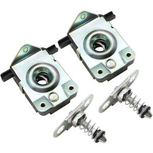 Hood Latch Lock Assembly Front Lower Compatible with 3 5 Series E46 E39 E52 E53 330 X5 325 M3 M5 1997-2006 51238203859 51238185738 5123822980