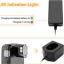 Shentec 1.2V-18V Charger UC18YG Compatible with Hitachi Ni-MH/Ni-Cd 7.2V 9.6V 12V 14.4V 18V Pod Style Battery (Not for Li-ion Battery)