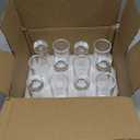Ruckae 12 Pack 2 OZ Shot Glasses Set Clear Shot Glasses Bulk with Heavy Base Bar Cylinder Glass Shot Cups for Vodka Tequila Whiskey Liquor Cocktail (Cylinder Shaped)