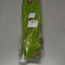 12 PCS Lime Green Christmas Tree Picks 17'' Christmas Tree Fillers with Red Glitter Ball Green Furry Stems Trees Topper Ornaments for Holiday Home Vase Fillers Xmas Trees Wreath Craft Decoration