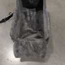 Mavora Max Portable Small Dog Seat for Car, Luxury Center Console Dog Car Seat Booster with Safety Tethers, AntiCollapse Pet Travel Carseat for SUV, Truck (Black/Grey)