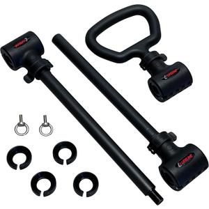 Lifeline Fitness Dumbbell Converter Set – Transform Dumbbells into Barbell & Kettlebell with Resistance Training Features