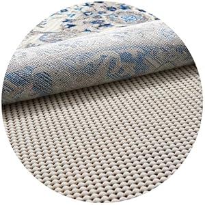 Veken 3x3 Ft Round Rug Pad Gripper for Hardwood Floors, Circle Non Slip Rug Pads for Area Rugs, Thick Rug Grippers for Tile Floors, Under Carpet Anti Skid Mat, Keep Your Rugs Safe and in Place