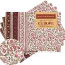 Maison d' Hermine Placemats Set of 4 100% Cotton Washable Cloth Place Mats, Reusable Table Mats for Thanksgiving Christmas Decorations Kitchen Dining Party Wedding (Reveillon Au Jardin, 13" x 19")