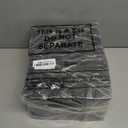 Chinco 100 Pieces Paperboard Kraft Food Trays 4 Corner Pop up Food Tray Disposable Foldable Cardboard Movie Night Snack Party Container Box for Holding Drink at Stadiums or Theaters (Black)