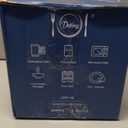 DELLING Ultra-Strong 22 Ounce Soup Bowls, Cereal Bowl, 6 inch Bowls Set, White Ceramic Bowls, White Bowls for Kitchen, Snack Rice Pasta Salad Oatmeal, Set of 6, Dishwasher & Microwave Safe