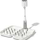 OXO Tot Travel Size Drying Rack with Bottle Brush- Gray