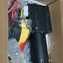 XPV AUTO 2500lbs Electric Winch 12V Waterproof Steel Cable with Wired Remote Control & Mounting Plate ATV UTV Towing Trailer Winch Off-Road