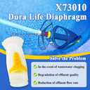 2 x X73010 Dura Life Diaphragm Replacement, for X7 / T5 Automatic Suction Cleaner