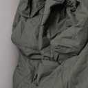 Women Long Puffer Coat Winter Warm Hooded Jacket Long Sleeve Parka Full Length Down Coats With Zip, Army Green, XXL