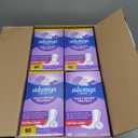 Always Daily Extra Protect Liners, Extra Long Length, Unscented Panty Liners, 368 Count (4 Packs of 92)