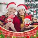 4 Set Christmas Doll Clothes for 17cm Doll Accessories Clothes Outfit Set with Knitted Hat for Play and Display Accessories for Collectors