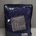 yescool Weighted Blanket for Adults (20 lbs, 60" x 80",Navy & Blue) Cooling Heavy Blanket for Sleeping Perfect for 190-210 lbs, Queen Size Breathable Blanket with Premium Glass Bead, Machine Washable