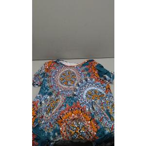 Womens Summer Dresses Beach Casual Loose Tshirt Floral Short Sleeve Flowy Pockets Sundresses 24W