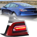 3Pin Tail Light Assembly Fit for Tesla Model 3 2017-2023 - Right Passenger Side Tail Lamp - Replace