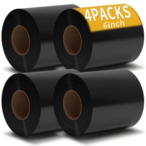 Butyl Sealant Tape for Decking, 6" x 50' Flashing Joist Tape for Decking Building Joists, 4 Rolls Waterproof Deck Joist Tape for Wood Joists Decks Beams Roof Extend Deck Tape