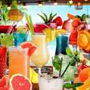 Springbok Summer Sips 1000 Piece Jigsaw Puzzle for Adults - Have Fun with This Tropical Image That's Sure to Tempt Your tastebuds