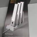 EZVALO 5-Pack Under Cabinet Lighting with Charging Station, 2400mAh Motion Sensor Light, LED Coutner Lights Wireless, 3000K Dimmable, Timer, Magnetic, with Remote Control for Kitchen, Closet, Stair
