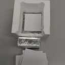 64 Pcs Peel and Stick Beveled Mirror Glass Tile.2.5x1 Inch Mirror Backsplash Tiles. Cute Mirror Strip Tile for Kitchen, Bathroom Wall. 64 Pcs (Silver)