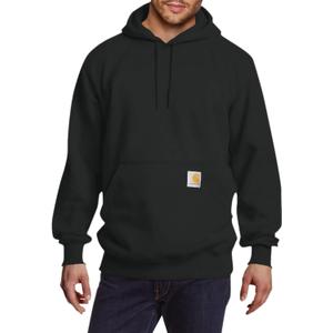 Carhartt mens Rain Defender Loose Fit Heavyweight Sweatshirt (4X-Large, Black)