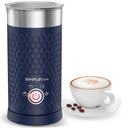 SIMPLETASTE Milk Frother, 4-in-1 Electric Milk Steamer, Automatic Warm and Cold Foam Maker and Milk Warmer for Latte, Cappuccinos, Macchiato