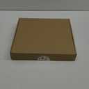 Fan&Ran Leather 3 Ring Binder, 1" Round Rings for 8.5"x11" Paper and Sheet Protectors, Interior Pockets & Snap Closure, Letter Size, Vintage Brown