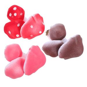 VICASKY 6pcs Mini Fake Mushrooms Outdoor Decor Realistic Foam Mushroom Ornaments for Garden Home Office