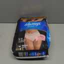 Always Discreet Boutique Incontinence and Postpartum Underwear for Women, Maximum Protection, Large, Rosy, 18 Count