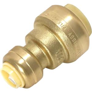 1 Pack XFITTING 1/2" X 1/4" Push Fit Coupling, Push to Connect Coupling