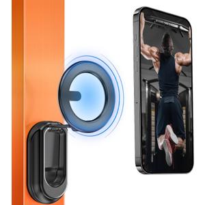 Magnetic Phone Holder for Gym, Strong Magnetic Phone Mount, 360 Rotation Cell Holder Compatible with Magsafe iPhone, Gym Essentials Accessories for Workouts