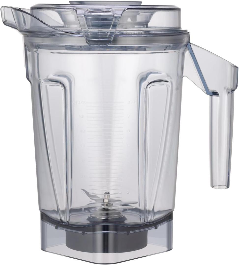 for Blenders 64oz Ascent Container, replace A2300 A2500 A3300 A3500 X2 X3 X4 X5 V1200 V1500, compatible with Ascent/Ascent X/Venturist Series Pitcher Jar Cup
