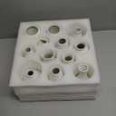 White Ceramic Vase for Table Decor: NUPTIO Small Bud Vases for Flowers - Set of 12 Centerpiece Table Decorations for Wedding Dining Room Christmas Home