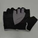 Sunnex Gym Gloves - Fingerless, Breathable Workout Gloves for Weightlifting, Cycling & More (Medium, JS-GREY)