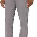 Amazon Essentials Men's Athletic-Fit Chino Pants, Dark Grey, 33W x 30L
