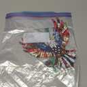 4th of July Sun Catcher for Window Hanging with Eagle Designs Acrylic Stained Glass for Garden 250th Anniversary America Ornament Blue Red White Independence Day Party Decor