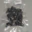 Isslly 30 PCS Pourers Dust Caps, Rubber Liquor Pour Caps, Black Spout Pourers Covers with Loop, Dustproof Liquor Bottles Spouts Caps