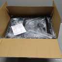 Clothes Rack - 33.0" x 12.2" x 79.5" Clothing Rack with Shelves & Wheels, Multi-Functional Wardrobe Closet with Hooks, Sturdy Metal Garment Rack for Bedroom, Laundry, Balcony (Black) (Large)