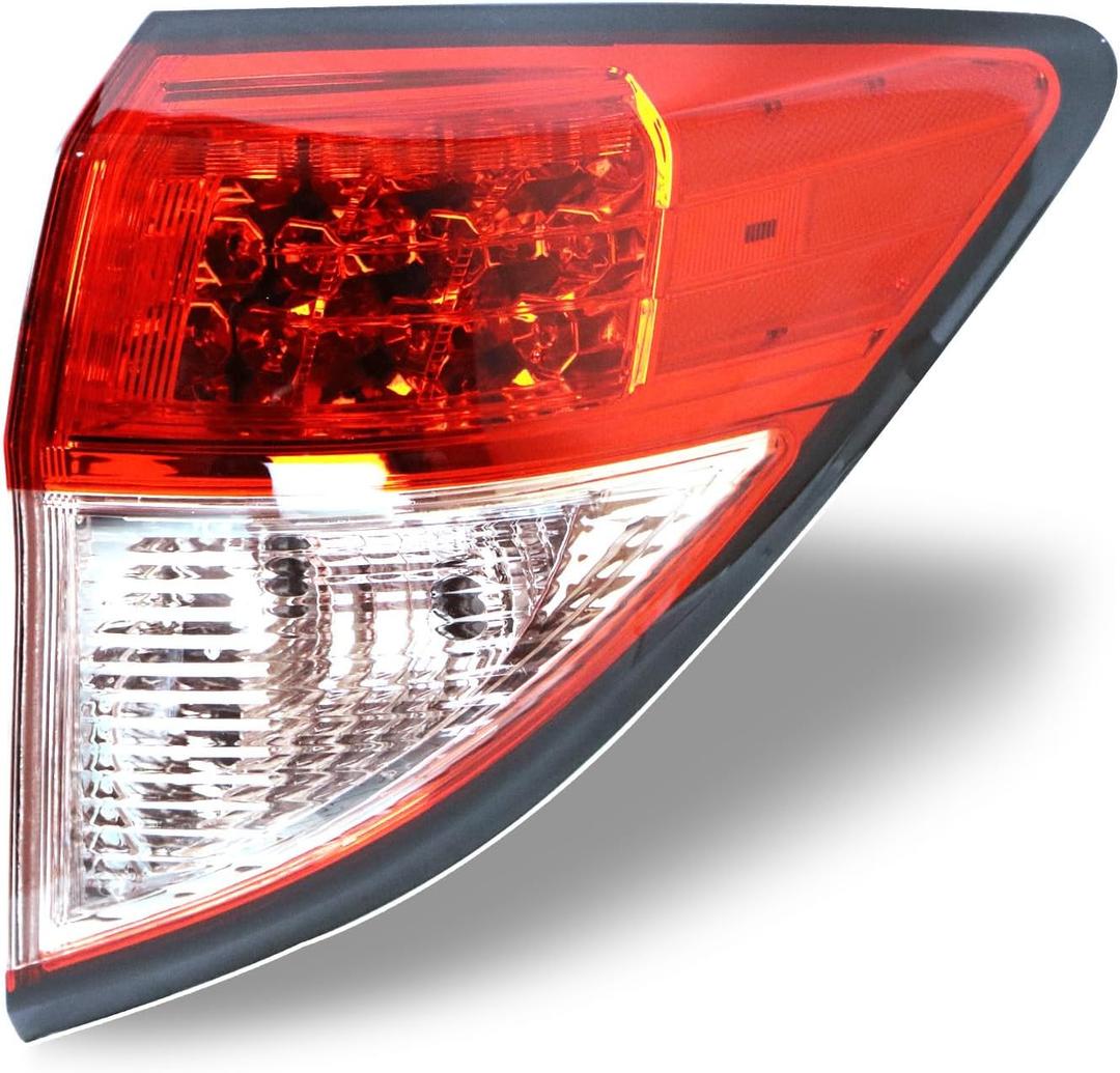 Tail Light Compatible With 2016-2022 Honda HR-V HRV Sedan Outer Right Passenger Side Taillight Replace 33502-T7S-A01