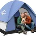 Tents for Camping 2-3 Person Tent Camping Tent with Rainfly Waterproof 2500MM, Easy Setup in 5 Mins, Ourtdoor Dome Tents Lightweight Backpacking Tent for Couples, Small Families, Festivals, Backyard