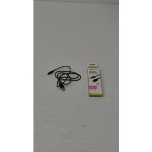 CCY 3 Ft USB C To Lightning Cable Black