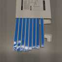 112in Cord Hider Kit, Cord Covers for Wires on Wall, Premium One-Cord Cable Hider, Paintable Cable Raceways, Self-Adhesive Wire hiders for TV, 8L14inW0.59inH0.4in, White