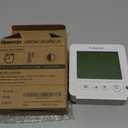 Geevon Smart Night Light Small Digital Alarm Clock with 2 Increasing Beep Alarm, Indoor Temperature, Battery Operated Travel Clock for Bedroom, Bedside, Desk(White)