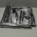 Standing Towel Racks for Bathroom, 2 Tier Bathroom Floor Free Standing Towel Rack, Tall Enough Pool Bath Drying and Dispaly Outdoor Stand for Storage, Black Freestanding Blanket Holder, ALHAKIN