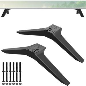 TV Base Stand for LG TV Legs, Only for 75UM7570PUD 75UM8070PUA 75UK6190PUB 75UK6500 75UK6570 82UM7570PUB 82UM8070PUA 86UK6500 86UK6570PUB 86UM8070AUB 86UM7570PUB Legs for LG TV Stand with Screw, Black