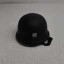 Motorcycle Helmet, Aircraft Style, Black (Medium)