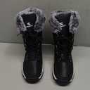 HOBIBEAR Girls Winter Snow Boots, Size 39