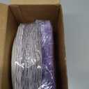 Tiangrid 120 Pcs Purple Paper Plates and Napkins Party Supplies Bulk Disposable 7 Inch Scalloped Plates Cocktail Napkins for Wedding Bridal Baby Shower Birthday Decorations, Serve 60 (Purple Series)