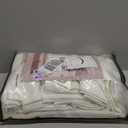 Memory Shape Trained Pinch Pleated Linen Curtains 100 Inches Long for Living Room Bedroom Custom Pleat with Hooks for Track Back Tab Light Filtering Window Curtain 100 Inch Drapes for Dining Room